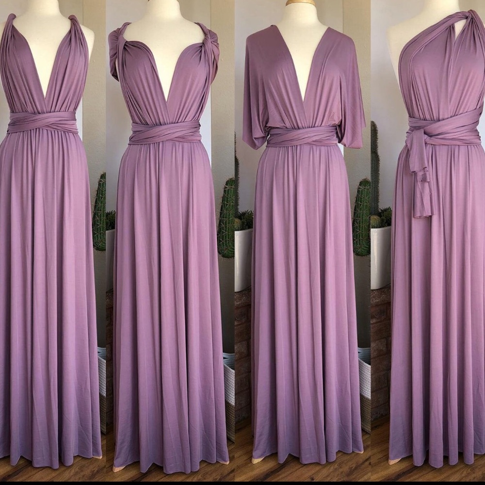 PURPLE ROSE Bridesmaid Dress/ Infinity Dress / Multiway Dress / Multi Wrap Dress